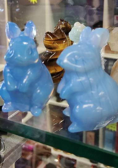 Blue Opalite Carved Rabbit